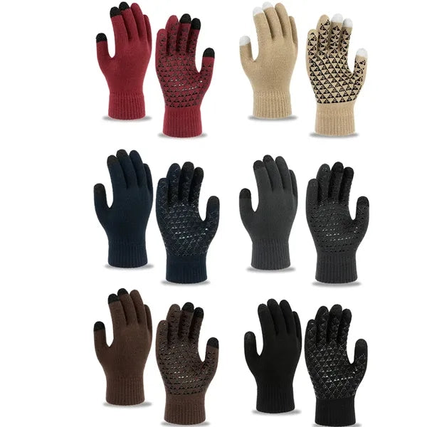Touchscreen Winter Gloves with Anti-Slip Palm