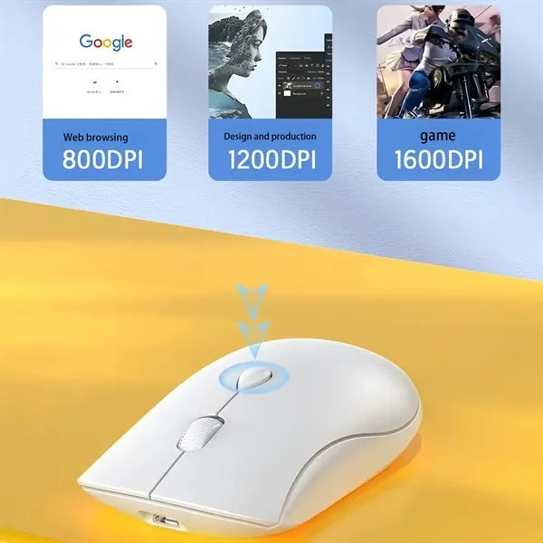 Wireless Bluetooth Multicolor Mouse 2.4G Silent Rechargeable