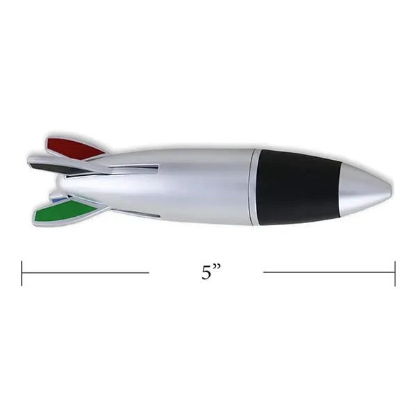 4 in 1 Multicolor Mini Rocket Shape Pen
