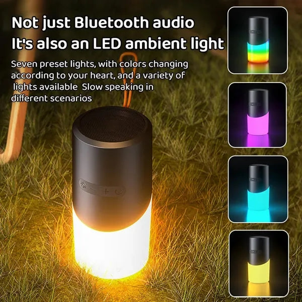 Outdoor Bluetooth Speakers Led Light Wireless Speakers
