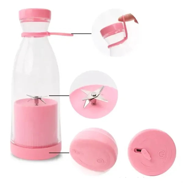 14Oz. Portable USB Rechargeable Blender Bottle