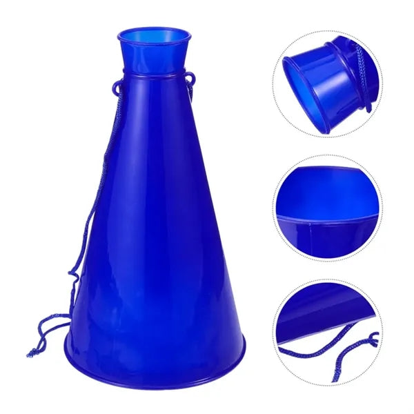 Plastic Cheer Horn Noisemaker Megaphone With Strap
