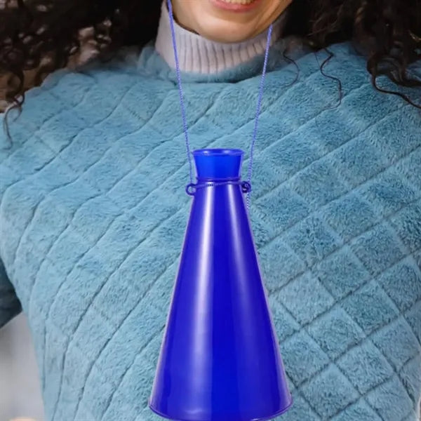 Plastic Cheer Horn Noisemaker Megaphone With Strap