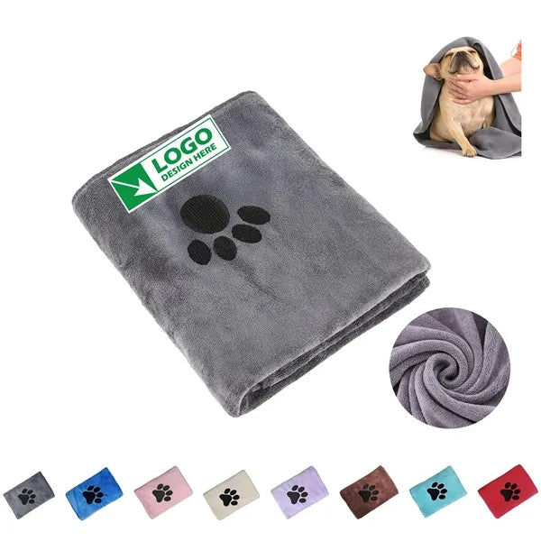 40*20 Absorbent Microfiber Dogs Bath Towel