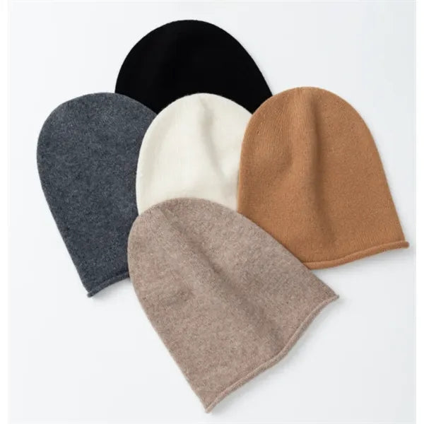 100% wool beanie in chic, soft, warm and versatile colors.
