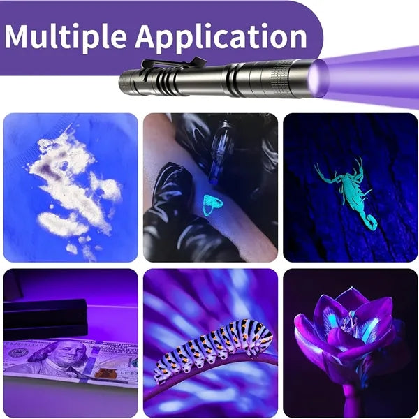 UV Black Light Mini Pen Flashlight