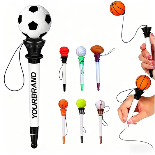 Sports Ball Spring Pen