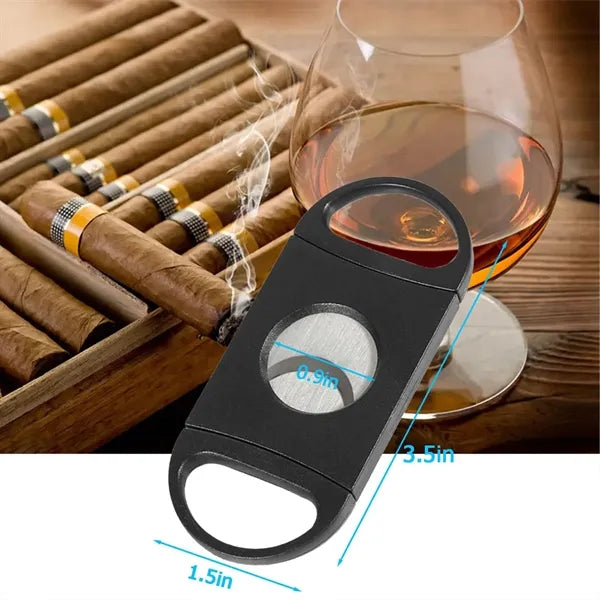 Minimalist Compact Fine Fit Double-Edged Sharp Cigar Cutter