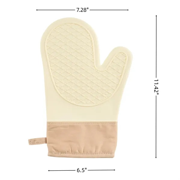 Silicone Heat Insulated Oven Mitts Gloves Free Shipping