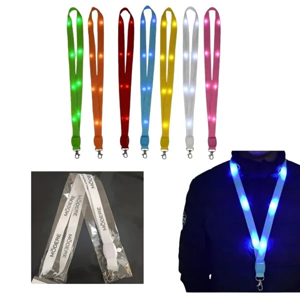 Christmas LED Light Up Lanyard