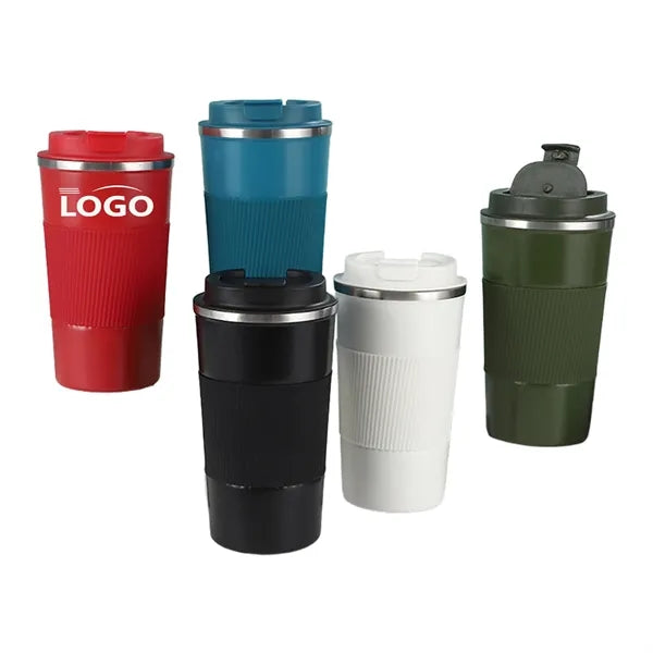 Leather Covered Coffee Insulated Cup
