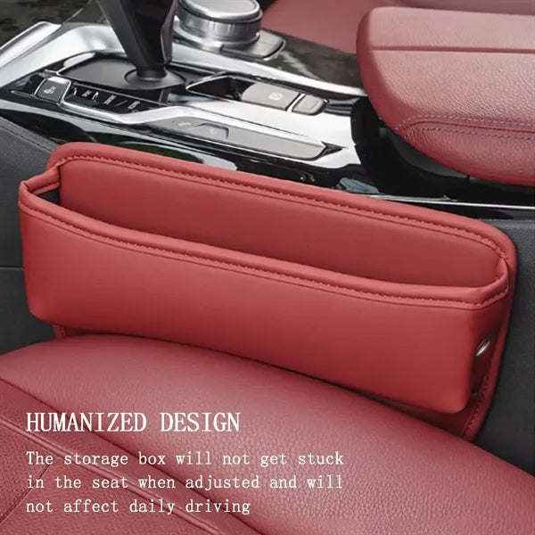 Multi-Layer PU Leather Storage Bag Between Seats Gap