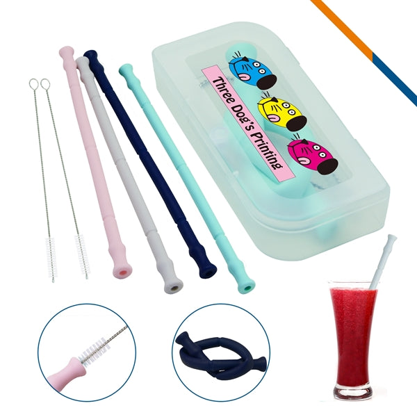 Pioneer Silicone Straws