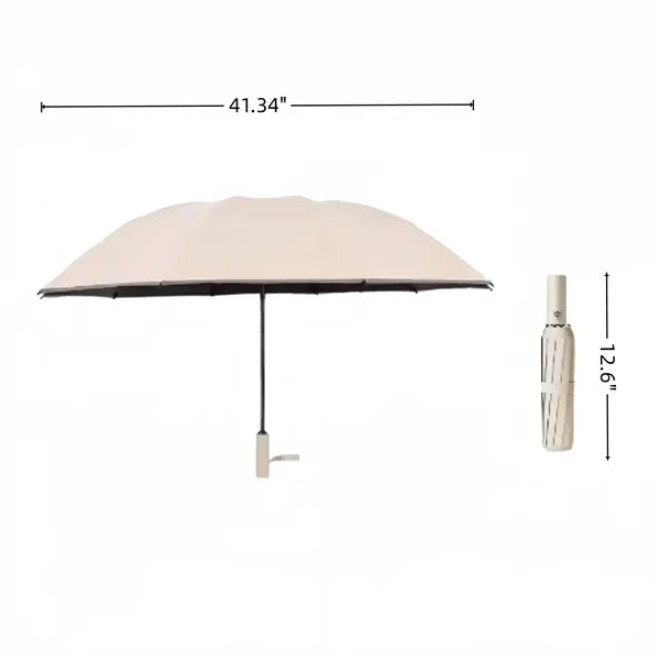 The Vented Auto Open Folding Sunshade Umbrella For Rainy