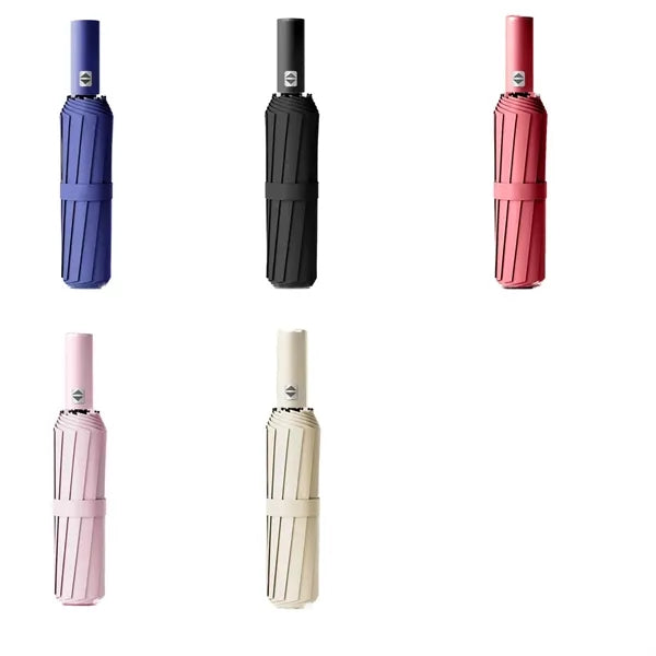 The Vented Auto Open Folding Sunshade Umbrella For Rainy