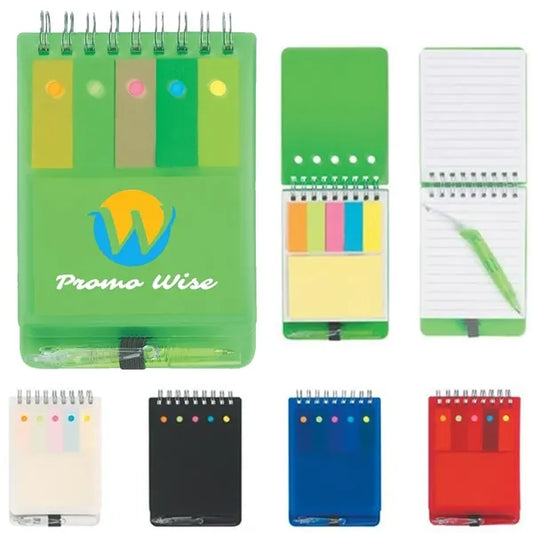 Minimalist Portable PP Cover Vertical Spiral Notebooks