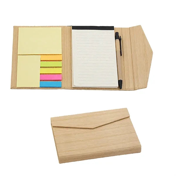 Notepad Set with Sticky Notes & Pen