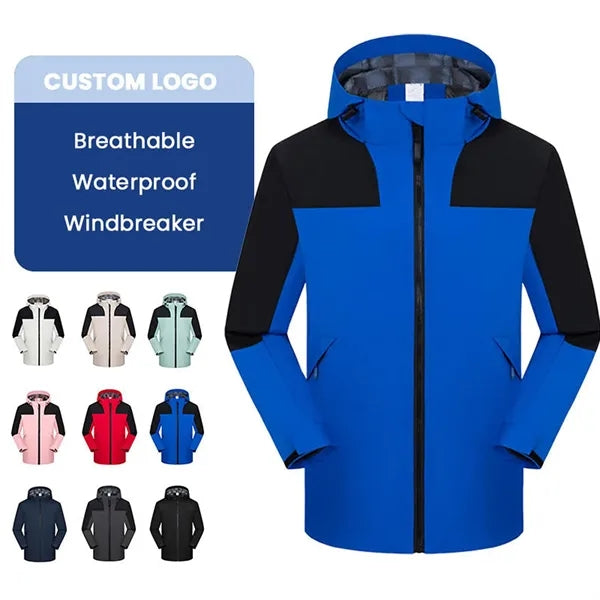 Breathable Jacket Hooded Waterproof Lightweight