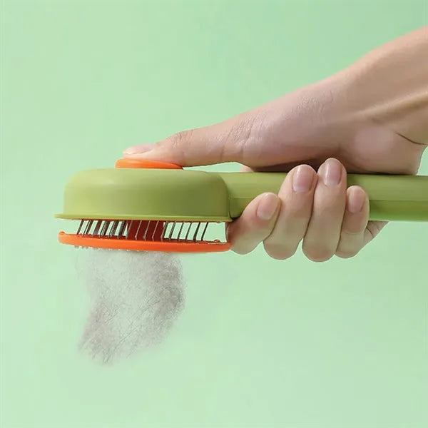 Self-cleaning Slicker Brush with Soft Massage for Pets