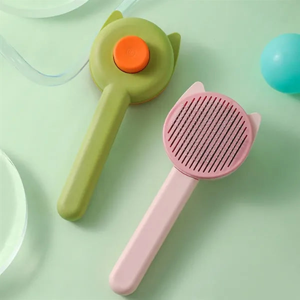 Self-cleaning Slicker Brush with Soft Massage for Pets