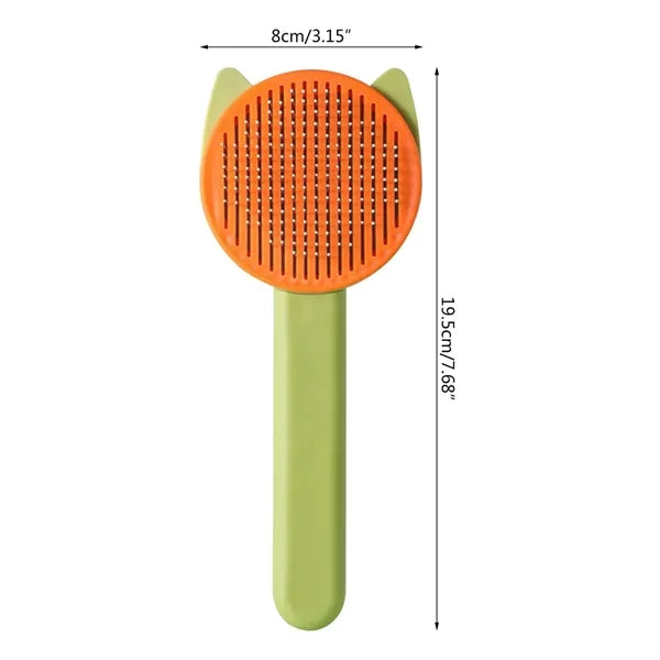 Self-cleaning Slicker Brush with Soft Massage for Pets