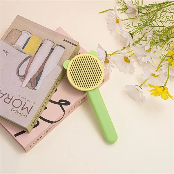Self-cleaning Slicker Brush with Soft Massage for Pets