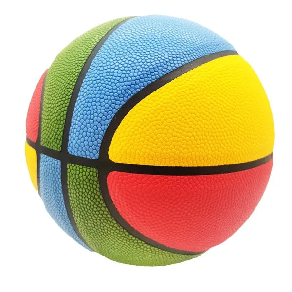 Size 7 Custom Full Color Print Durable PU Leather Basketball