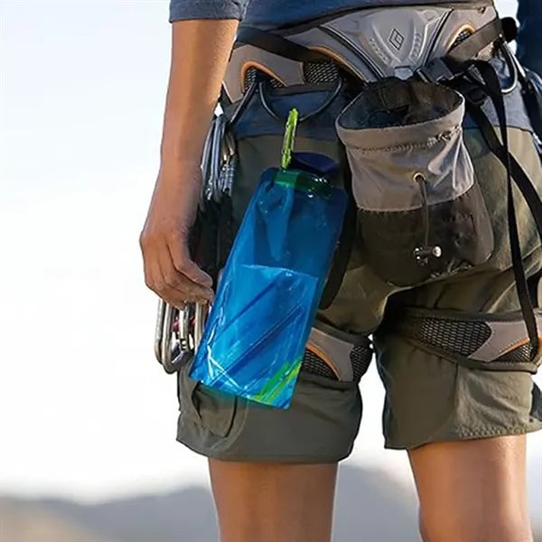 Outdoor Sports Collapsible PE Plastic Water Pouch