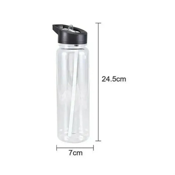 23Oz. Durable Water Bottle with Flip-Top Straw Lid