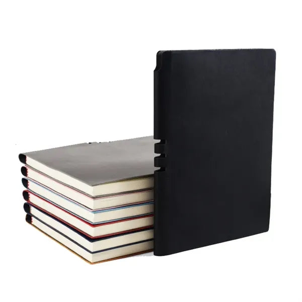 A5 Soft Touch Notebook with Pen Holder
