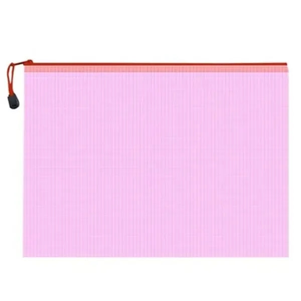 A4 Mesh Zipper Document Storage Pouch