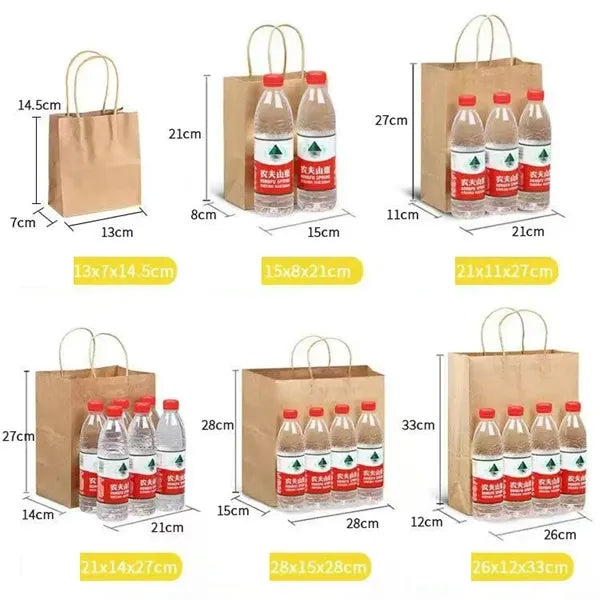 Brown Kraft Environment Friendly Paper Bags