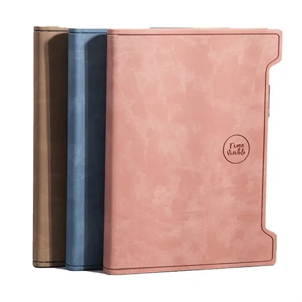 Leather Cover Notebook with Pen