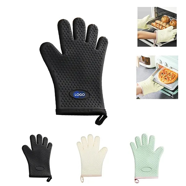 Heat-Resistant Silicone Grilling Gloves
