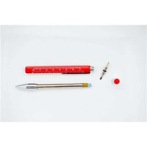 6-in-1 Stylus Twist Tool Pen- Metal barrel