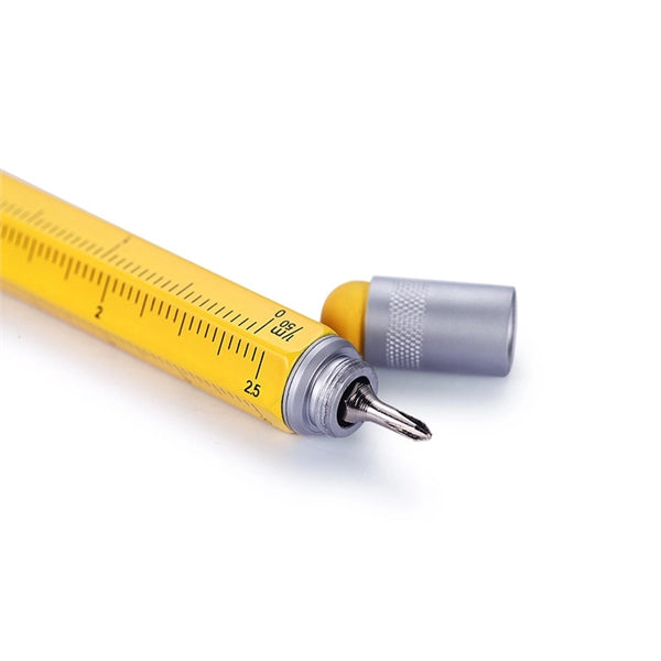 6-in-1 Stylus Twist Tool Pen- Plastic barrel