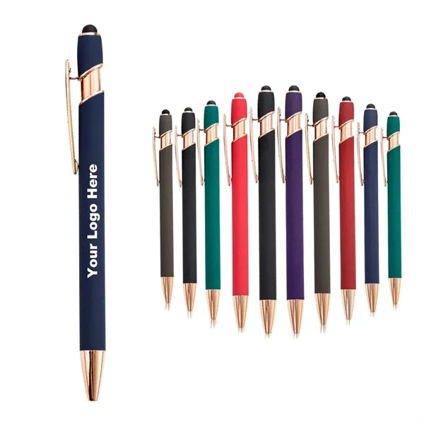 Stylus Retractable Ballpoint Pen with Stylus tip