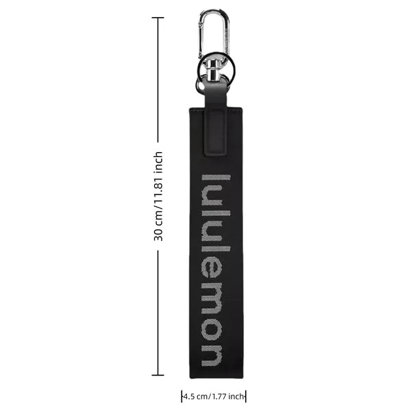 Fabric Wrist Lanyard Keychain Strap with Metal Clip
