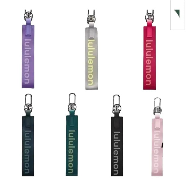 Fabric Wrist Lanyard Keychain Strap with Metal Clip