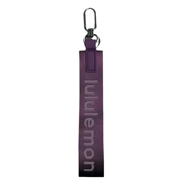 Fabric Wrist Lanyard Keychain Strap with Metal Clip