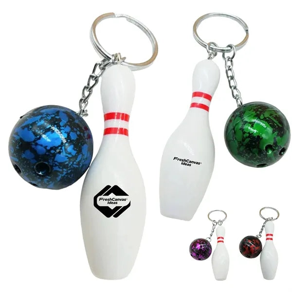 Bowling Ball Keychain for Bowling Lovers and Events