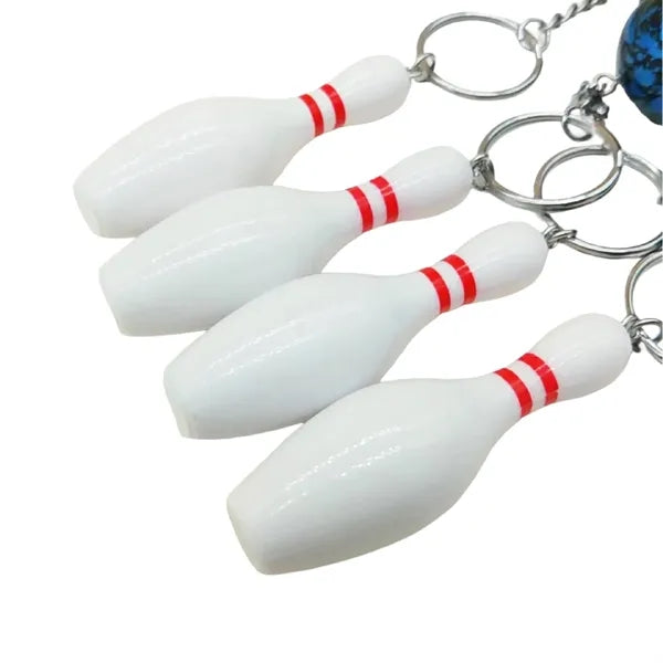Bowling Ball Keychain for Bowling Lovers and Events