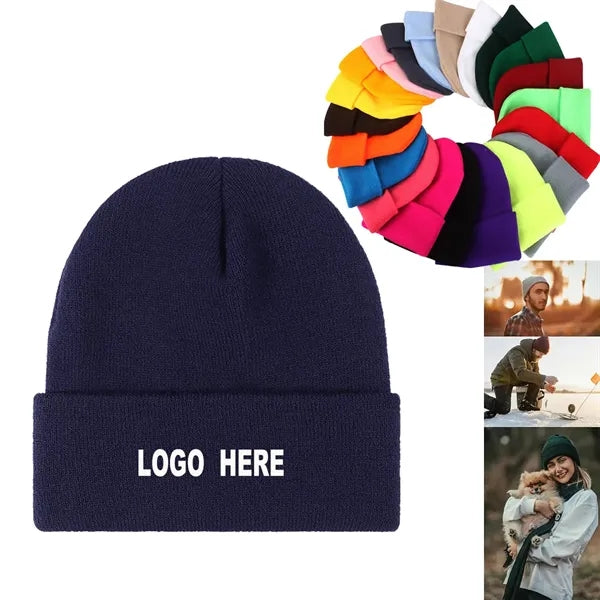 Knitted Cuffed Beanie