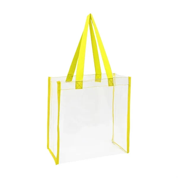 PVC Clear Stadium Tote Bag