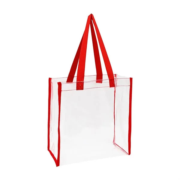 PVC Clear Stadium Tote Bag