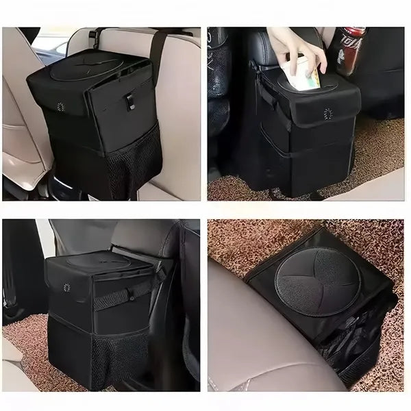 Car Trash Can Foldable Storage Box Portable Organizer
