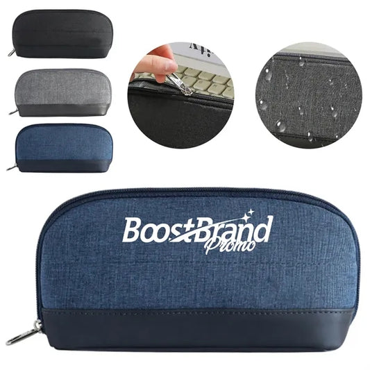 Zippered Pencil Case Organizer Pouch