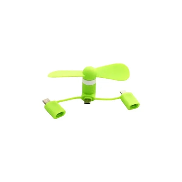 Multi-Connection Portable USB-Powered Hand Fan