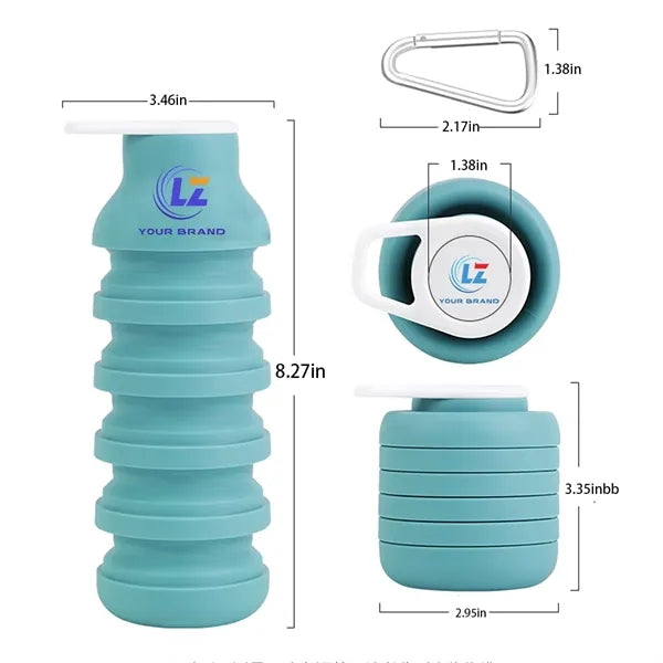 Creative Travel Cycling Silicone Sports Folding Bottle