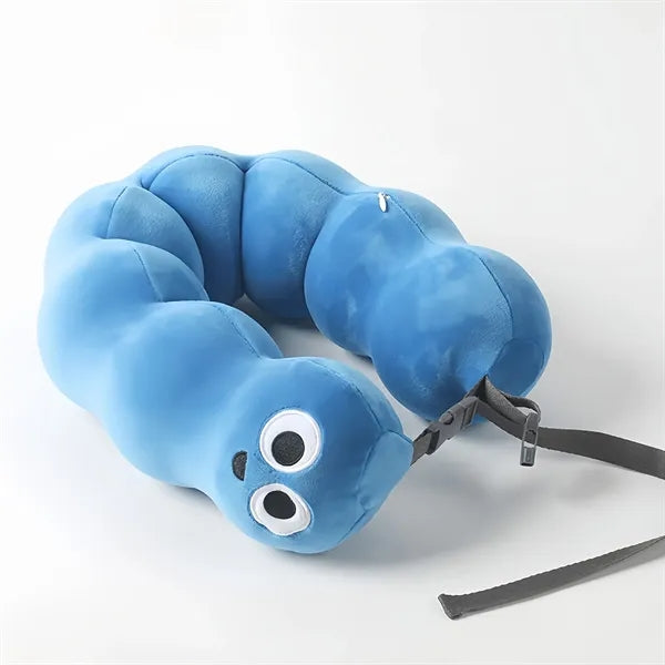 Portable Cute Snake Memory Foam Neck Pillow